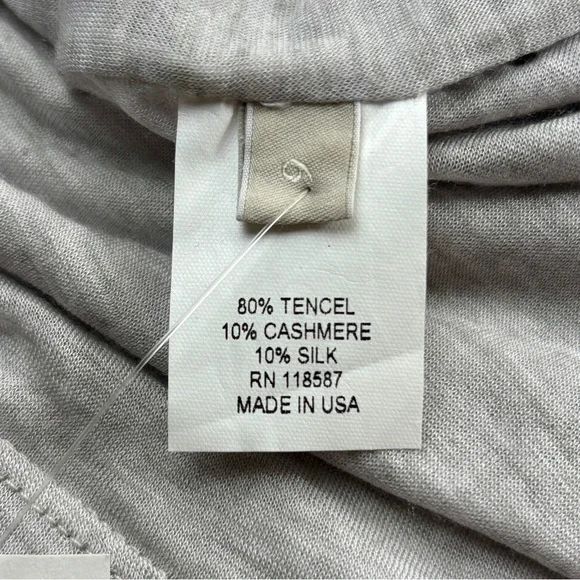 Jason Wu Grey Malin Shirred Bodice Sleeveless Tencel & Silk Dress, Szs 6 & 8